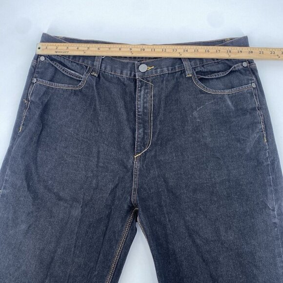 COOGI Shorts Mens 42 Blue Australia Y2K Baggy Hip Hop Embroidered Patchwork Dark - Picture 7 of 14